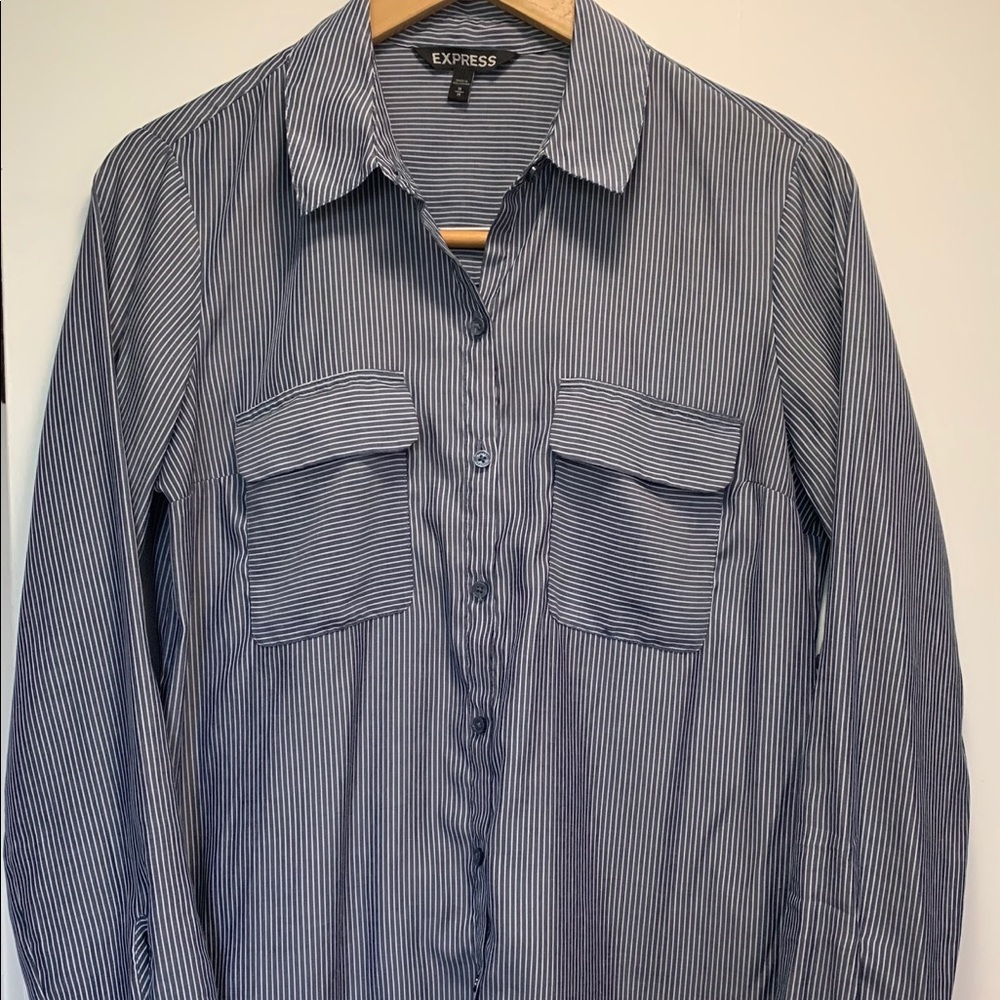 EXPRESS Long Sleeve Dress Shirt